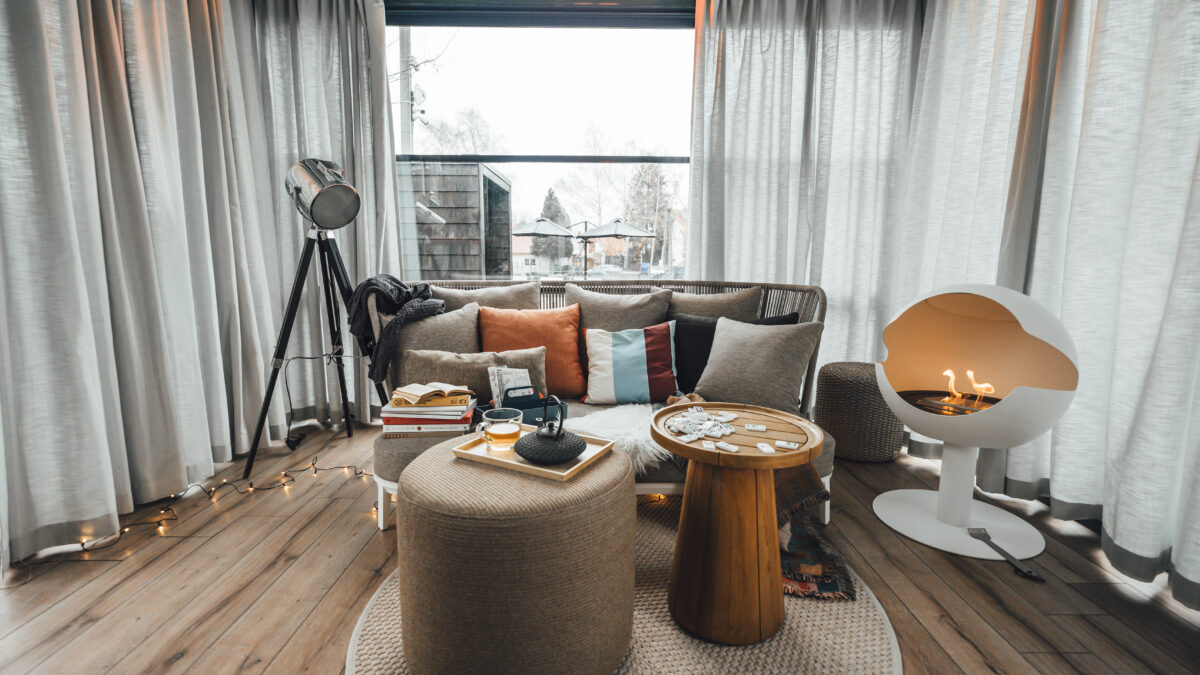 Pergolaterasz ősszel