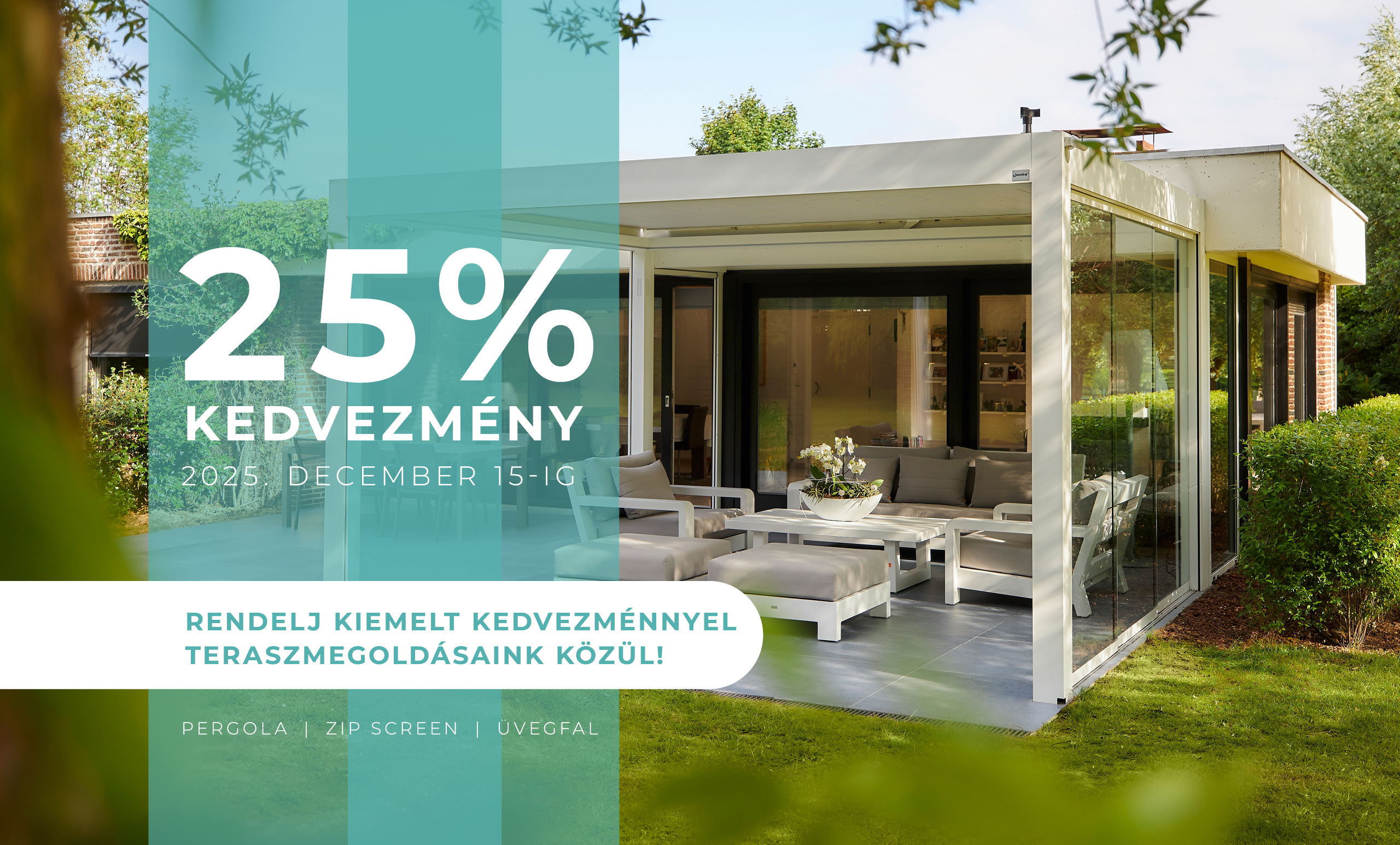 Sollis PergolaPark 25% kedvezmény